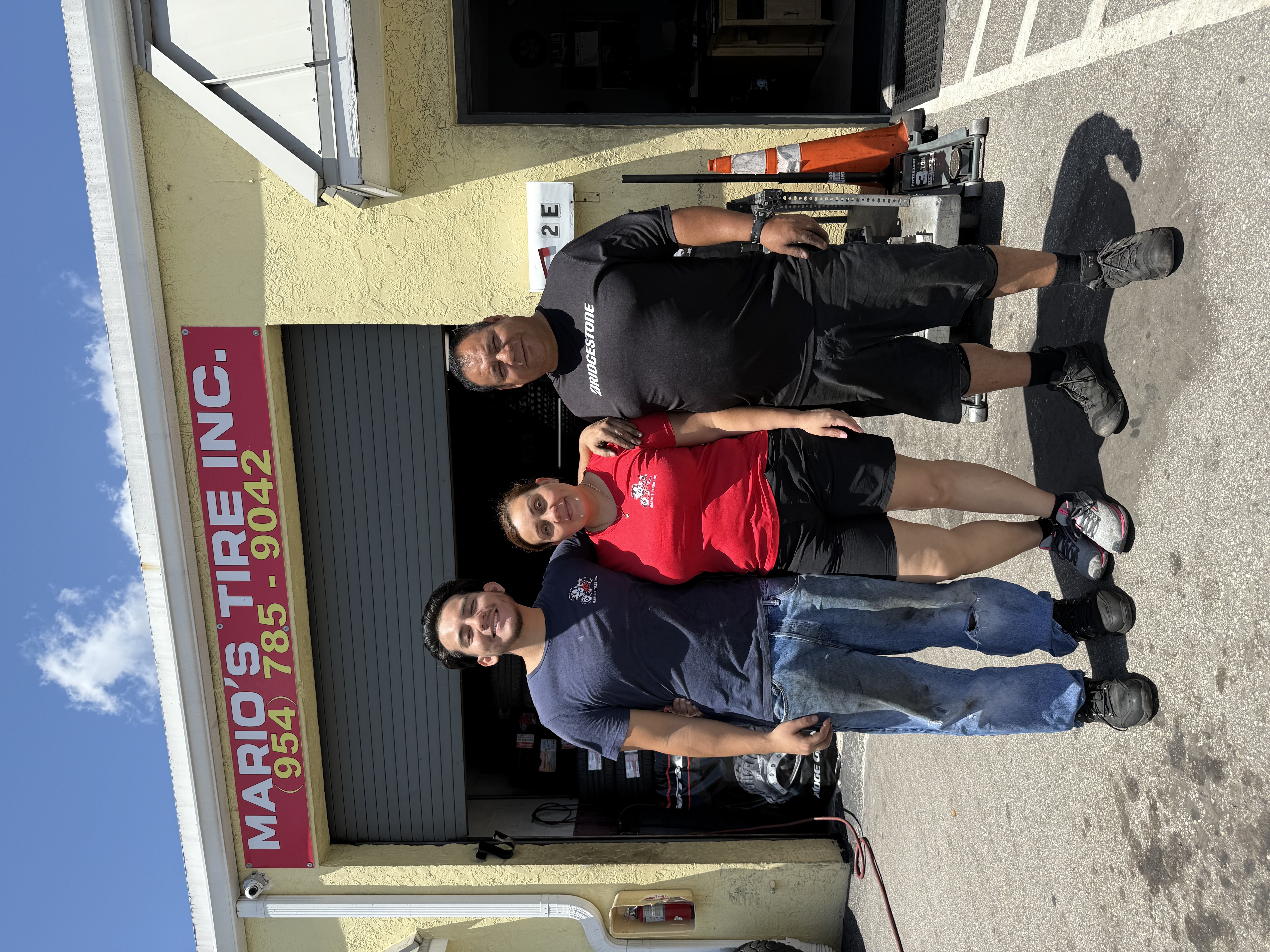 Mario's Tires Crew
